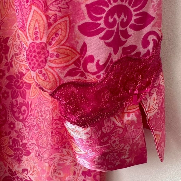 Paisley Babydoll Lingerie Nightgown - Picture 4 of 4